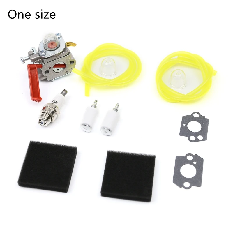 

Carburetor Kit for Homelite UT-20749 UT-20758 UT-20769 UT-20750 UP08713 Zama C1U-H47 Fuel Line Filter Primer Bulb