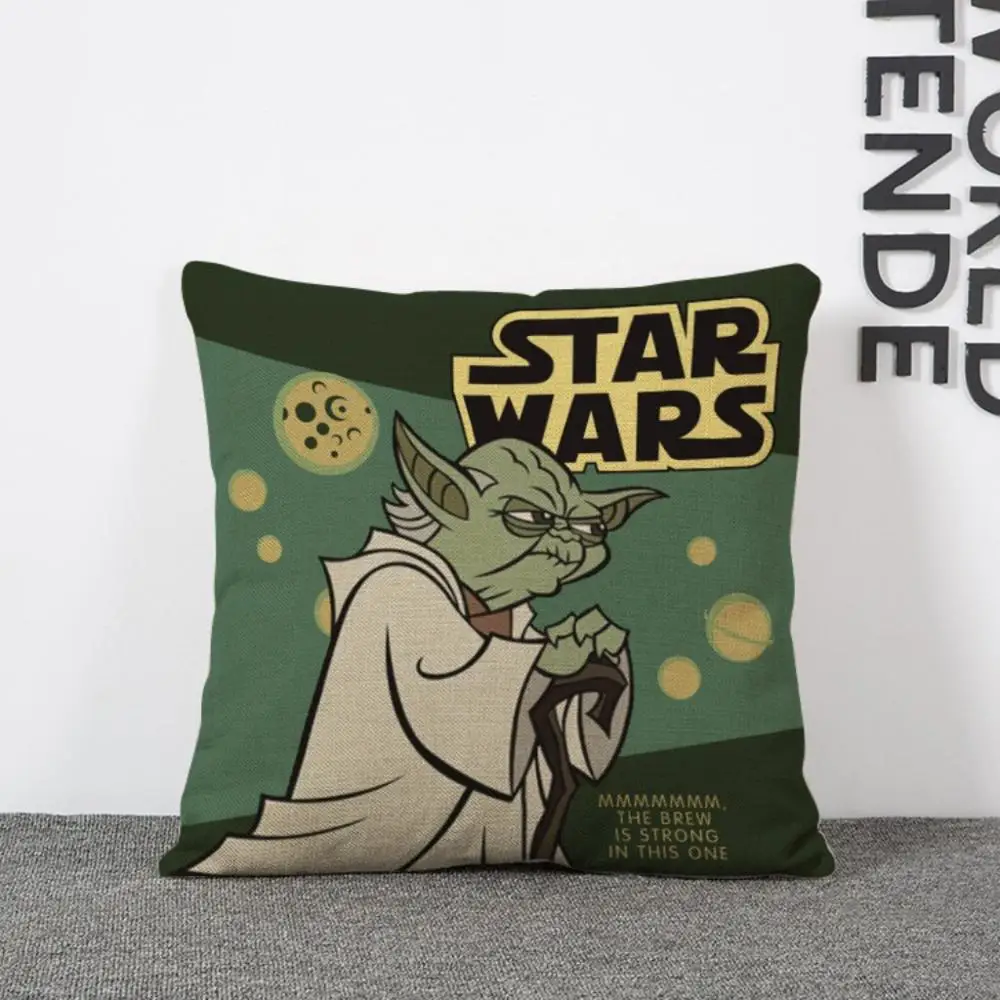 

Star Wars Baby Yoda Cushion Cover Home Bed Decoratives Pillows Case Decor Throw Pillows Cover