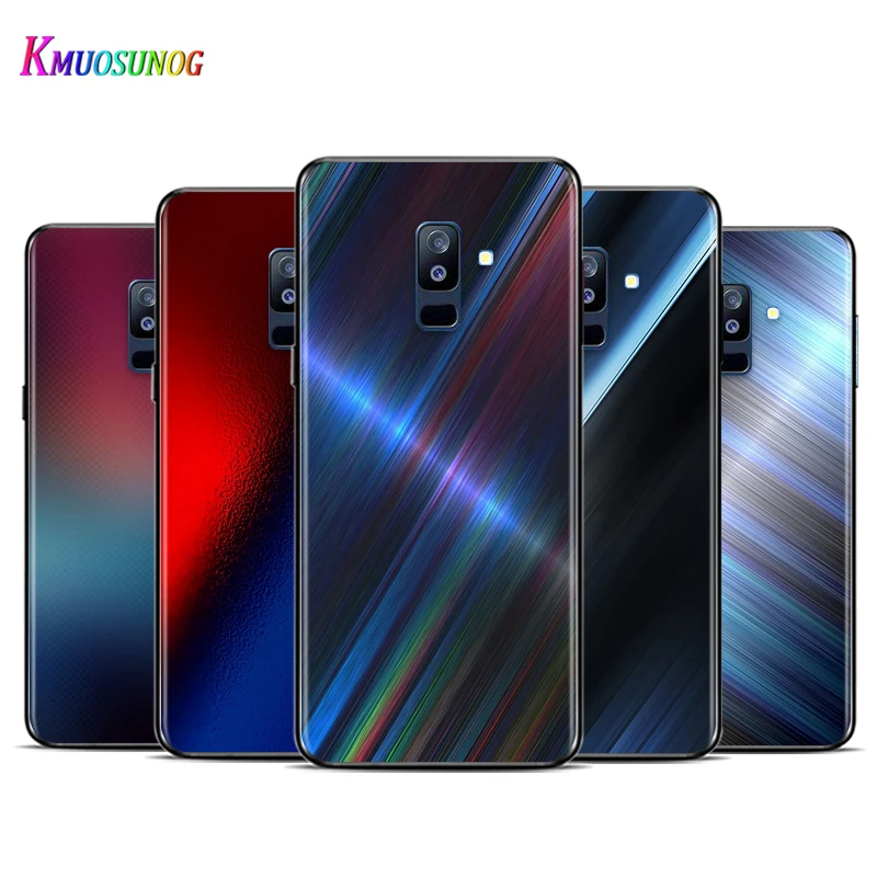 

Red Blue Brushed Metal Silicone Cover For Samsung A9S A8S A6S A9 A8 A7 A6 A5 A3 Plus Star 2018 2017 2016 Soft Phone Case