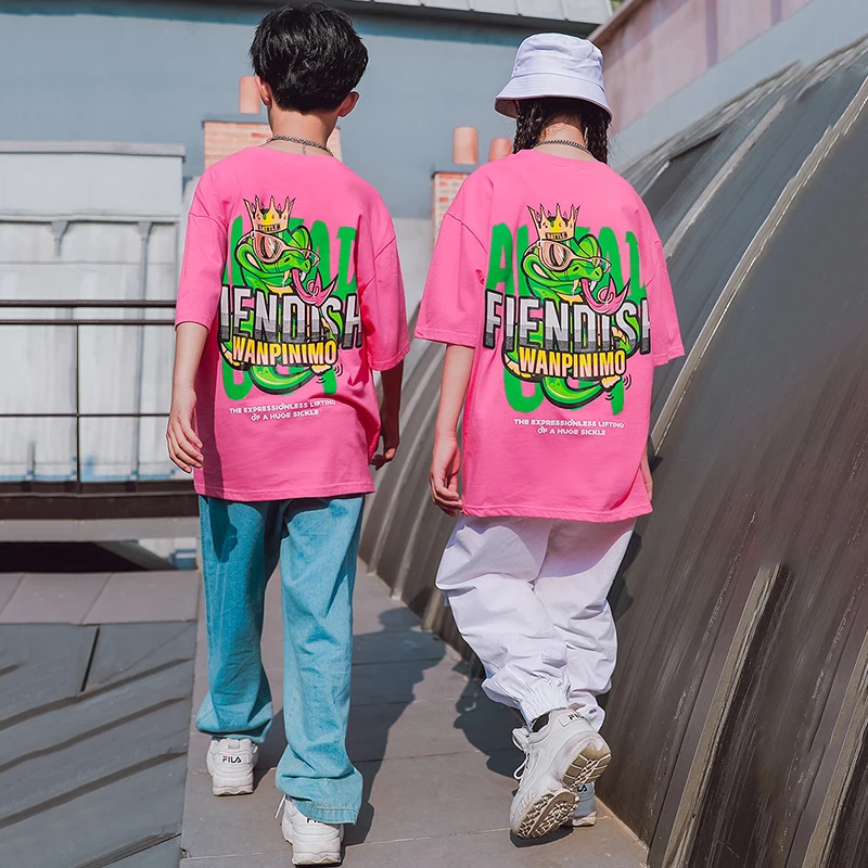 Джазовые костюмы для мальчиков и девочек одежда уличных танцев свободные