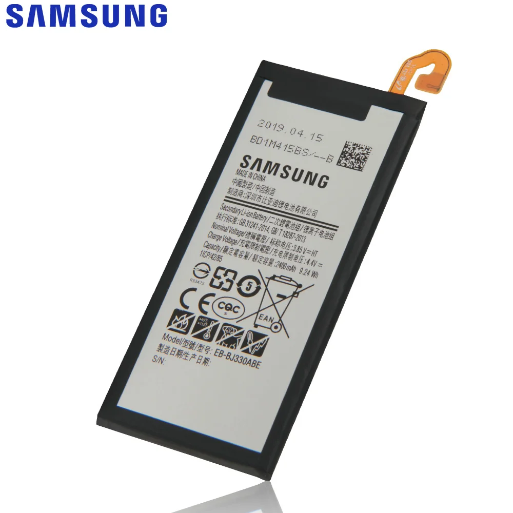 Оригинальный сменный аккумулятор Samsung для Galaxy J3 2017 SM J330 J3300 Edition Оригинальная