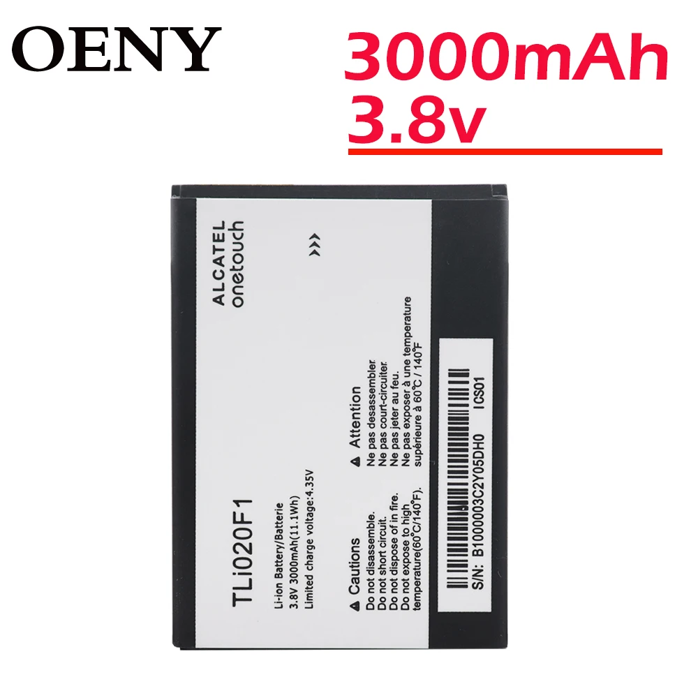 3000 мА/ч TLI020F1 TLI020F2 мобильный телефон Батарея для Alcatel One Touch Pop C7 OT 7040 7041 TCL J720 J720T