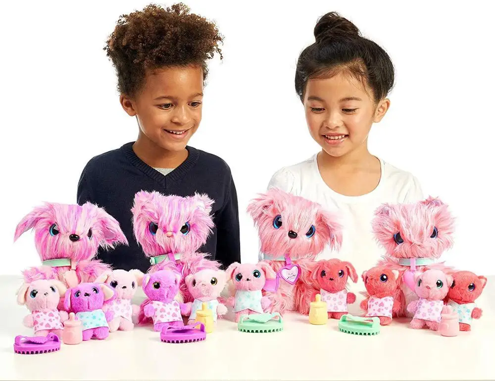 Плюшевые куклы серии 5 скрабы a Luvse аксессуары для детей 10 сюрпризов собака в ванну