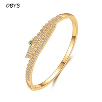 fashion jewelry bangle bracelets with two line crystal rhinestone pave stainless steel opening bangle for women accessories