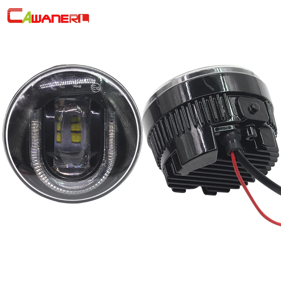 

Cawanerl 2 X Автомобильные светодиодные противотуманные светильник DRL дневная ходовая лампа высокой Мощность для Mitsubishi Pajero Grandis Outlander L200