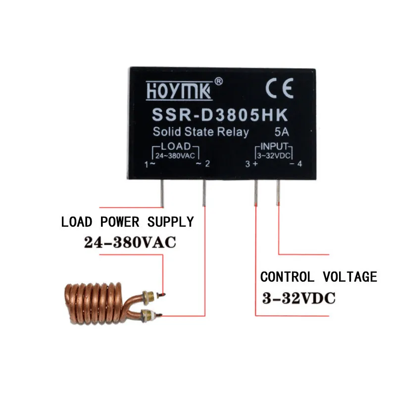 Твердотельное реле DD2202/DD2203/DD2205/HK/2A3A5A SSR-D3803HK D3805HK D3808HK 1 шт. | Обустройство дома
