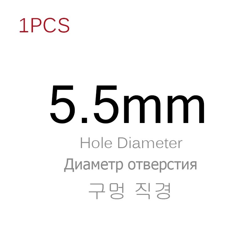 Сделай Сам, кожевенный перфоратор, набор для рукоделия, инструменты для изготовления кожаных изделий, дырокол, дырокол, ремень, штамповка, набор для одежды, холст - Цвет: 5.5mm 1pcs