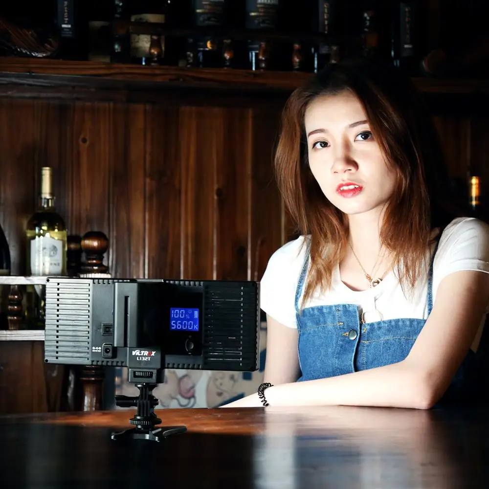 Viltrox L132T светильник ка для камеры ЖК дисплей двухцветный с регулируемой яркостью