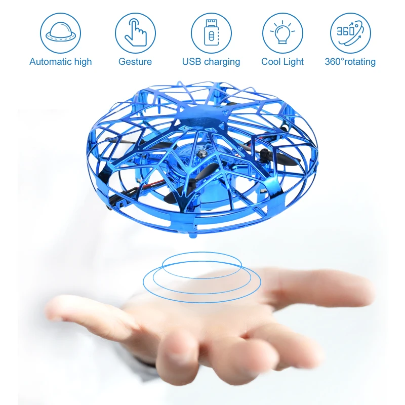 Mini UFO RC Drone Hand Sensing Helicopter Model Electronic Flying Quadcopter Flayaball Small Dron Gifts Toys Boys Dropshipping
