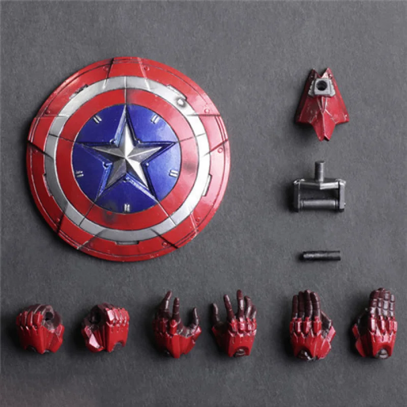 

26CM Shield Warrior Limited Edition Replaceable accessories Action Figure Model Toys Birthday Gift Movie Fans Collection