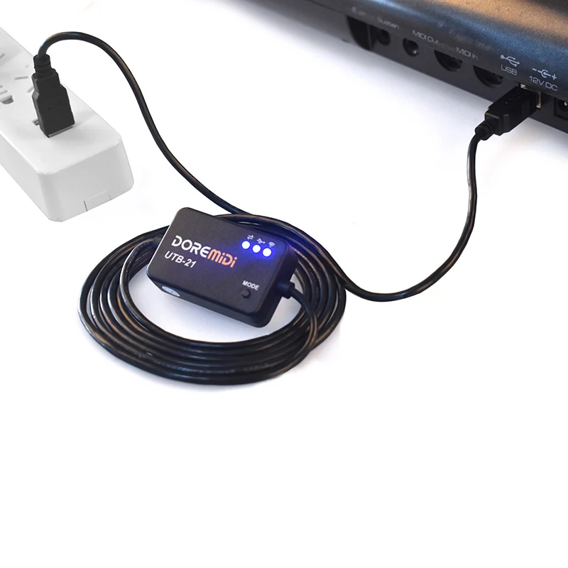 Редактор музыки DOREMiDi USB MIDI на беспроводной Bluetooth MIDI-адаптер кабель с индикатором и