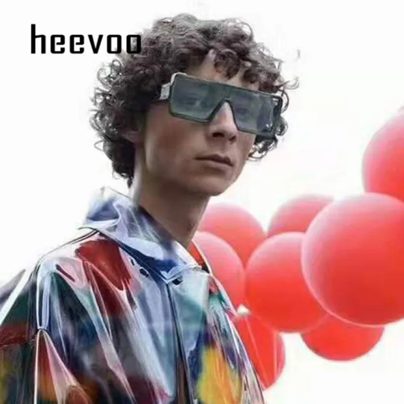 Солнцезащитные очки в винтажном стиле UV400 для мужчин и женщин квадратные темные