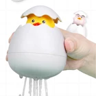 Игрушки для ванны с милыми животными, динозаврами, уткой, Классическая Детская водная игрушка, черепаха для купания, детская пляжная игрушка для ванны, заводные игрушки