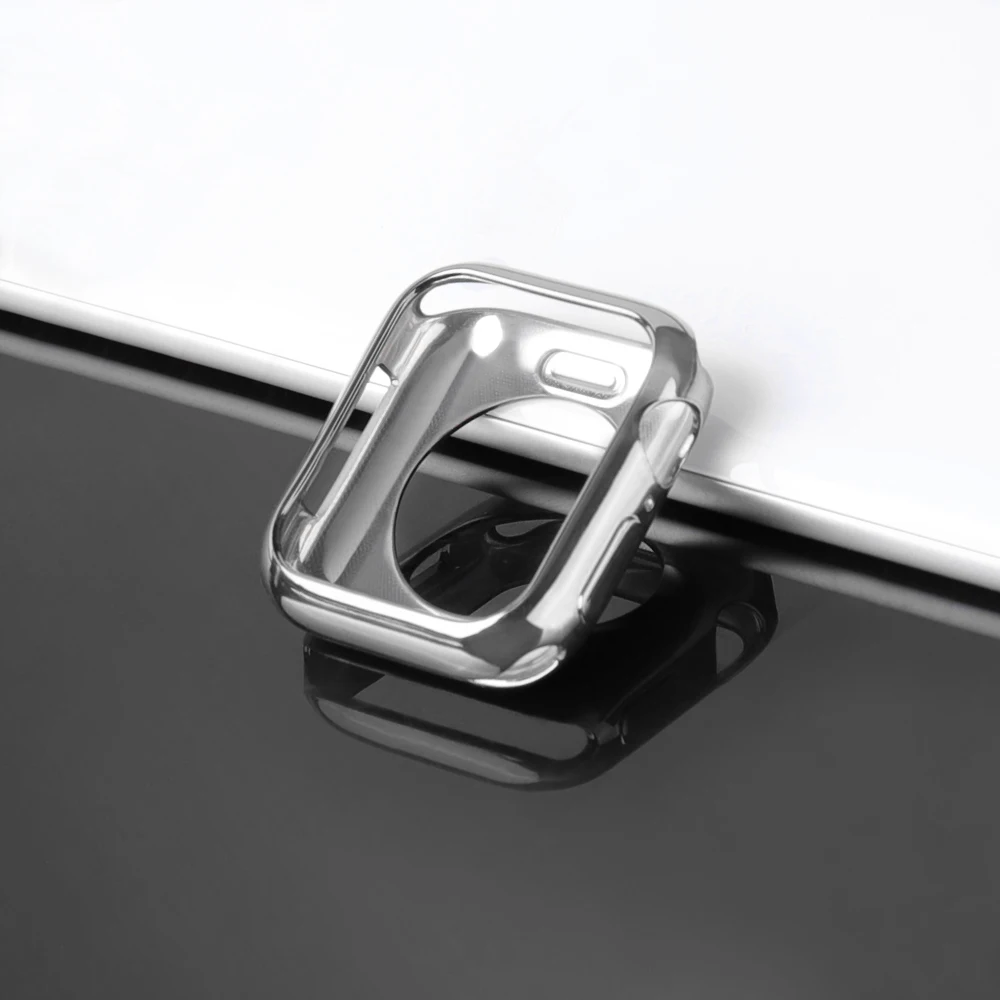 Силиконовый тонкий мягкий чехол для Apple Watch Series 1 2 3 38 мм 42 защитный iwatch 4 5 40 44 |