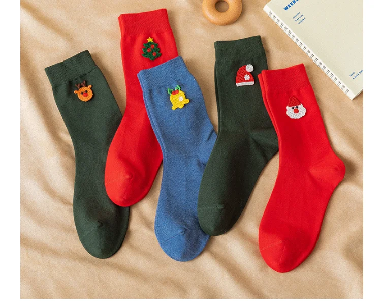 10pairs/lot! Merry Christmas Socks Personality Popular Socks Wholesale