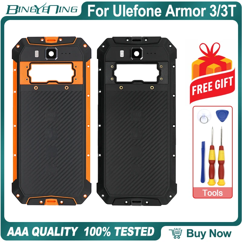 100% Новый оригинальный для Ulefone power 3/3t Батарея задняя крышка корпуса чехол с NFC