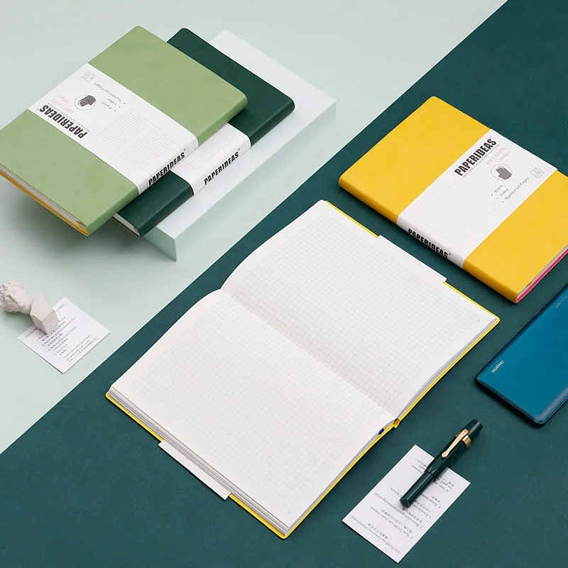 Candy Color Soft Pu Leather Bullet Dotted Journal Notebook A5 5.5x8.3&quot 94sheets Dot Diary School Stationery | Канцтовары для