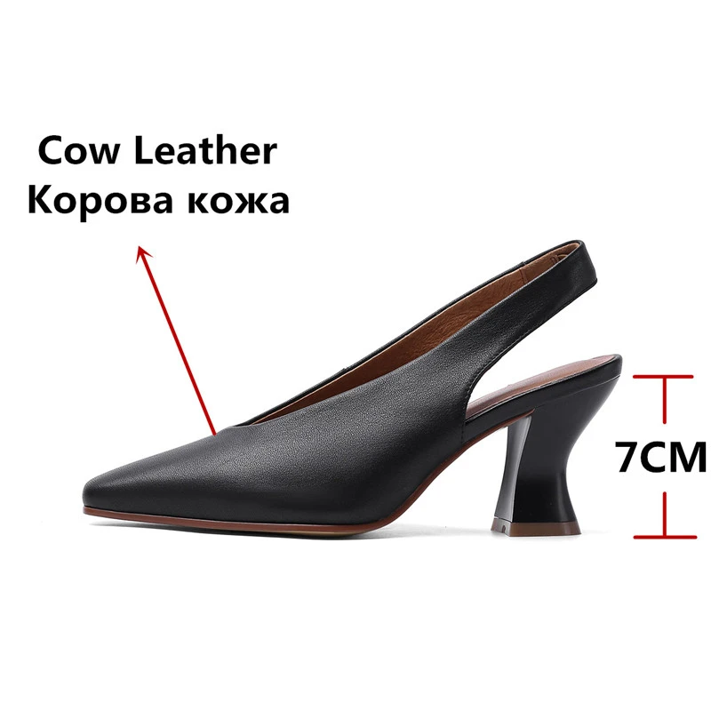 Женские свадебные вечерние туфли FEDONAS элегантные из коровьей кожи с круглым
