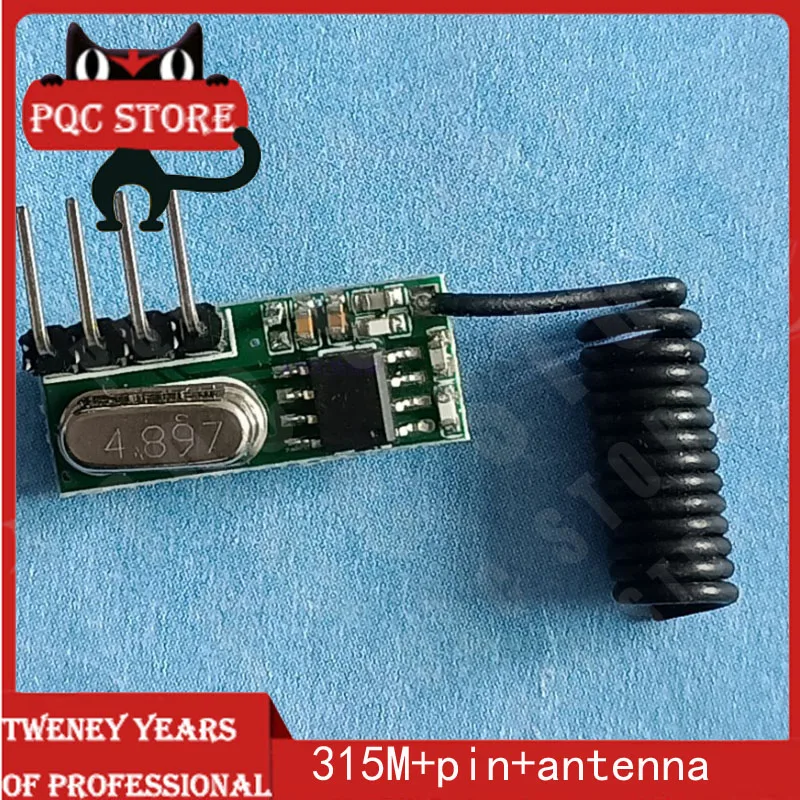 

5pcs superheterodyne RF module LR33B wireless remote control receiver module DIY LR33B-315M ASK welding antenna welding pin