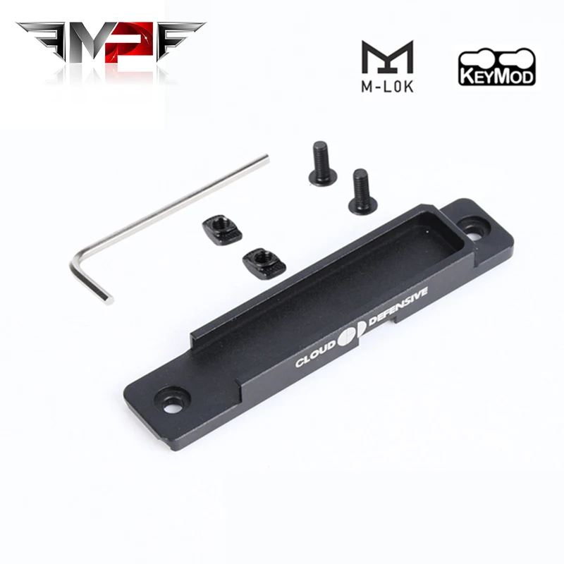 

Airsoft CNC Picatinny Rail Pocket Panel For Tactical M300 M600 Flashlight DBAL laser Switch Mount Pressure Pad M Lok Rail Keymod