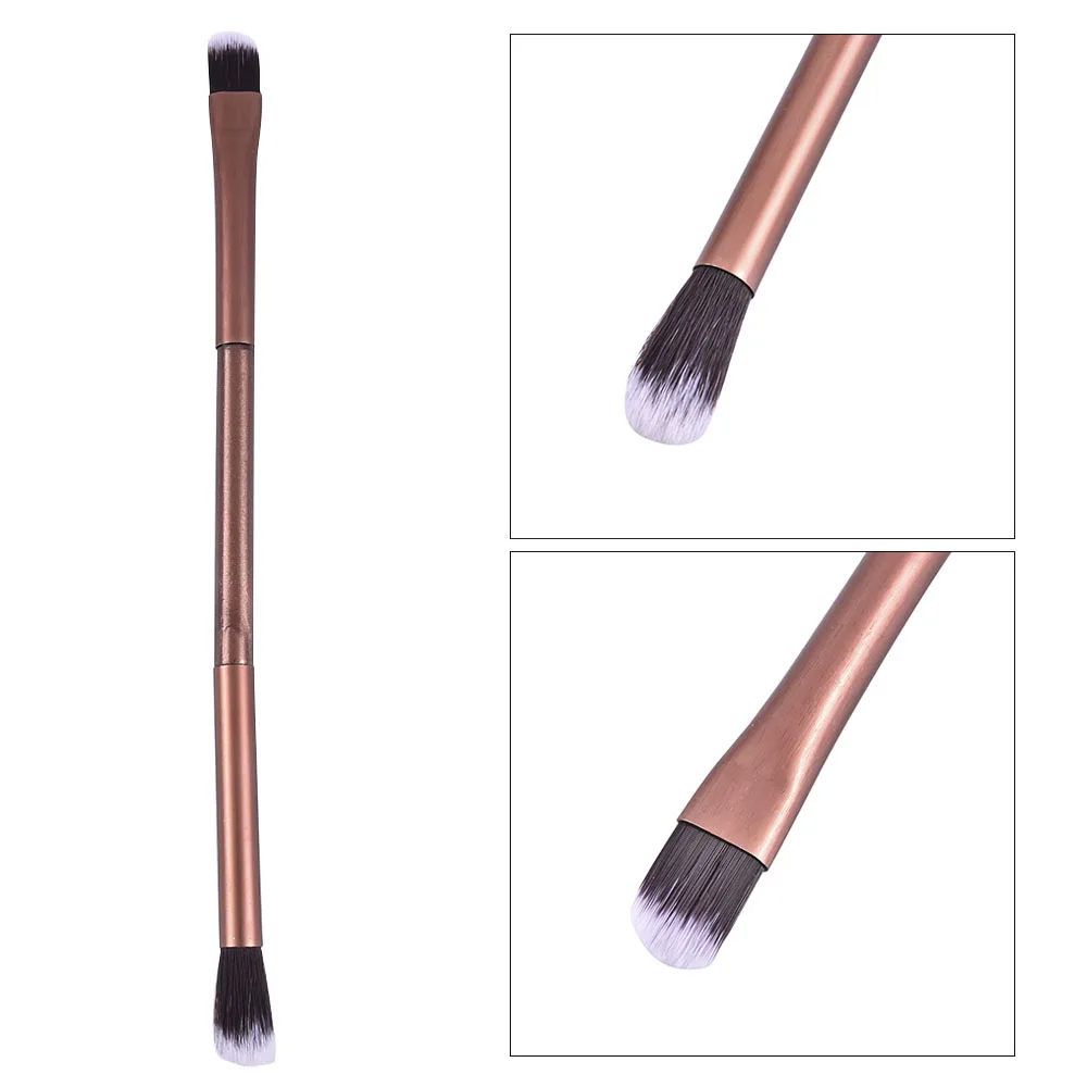 

1Pcs Professional Cosmetics Make Up Brush Double Head Eyeshadow Multifunctional Shadow Eyebrow Eyelash Beauty Makeup Tools