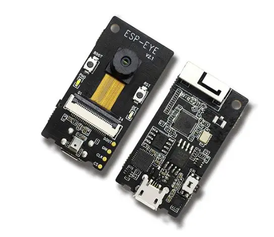 

1 pcs x ESP-EYE face recognition board Evaluates image recognition and audio processing in various AIoT applications