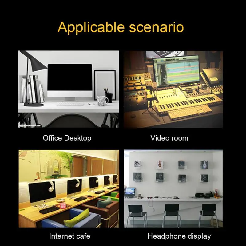 

Earphone Metal Bracket, Wooden Metal Bracket Aluminum Headphone Stand Nature Walnut Gaming Headset Holder For Table Desk Display