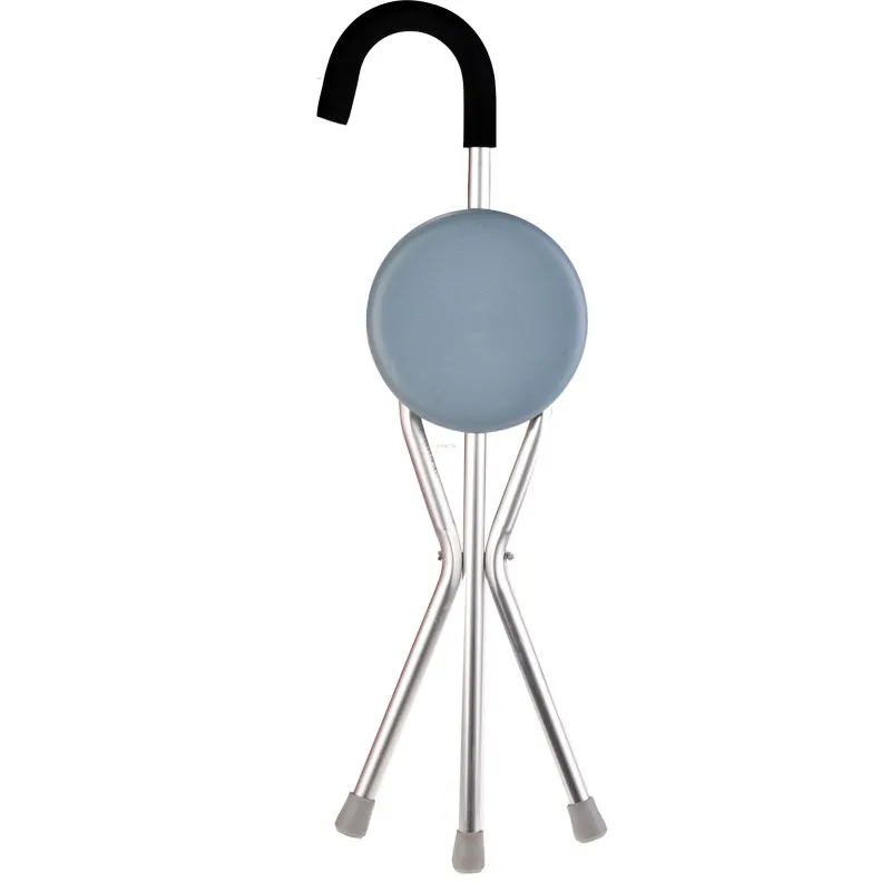 Tripod Light-weighted Fishing Rest Stool For Elder/ Camping Sticker Walker Aid Stool