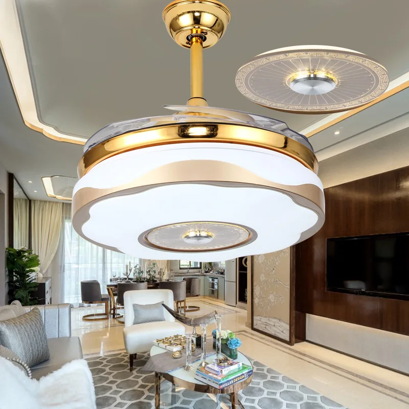 Современные потолочные светильники OUFULA лампы с дистанционным управлением