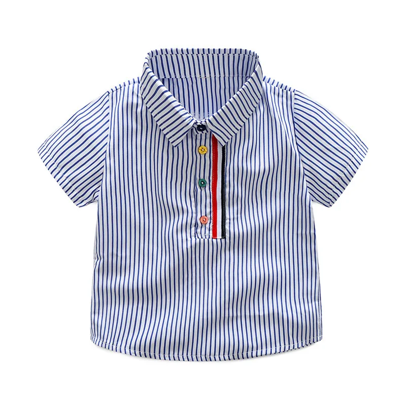 

2020 Arrivals Summer Boys Cotton Short Sleeve Shirt Suit Boutique Kids Clothing Kids Clothes Boys Oddler Boy Clothes Quality
