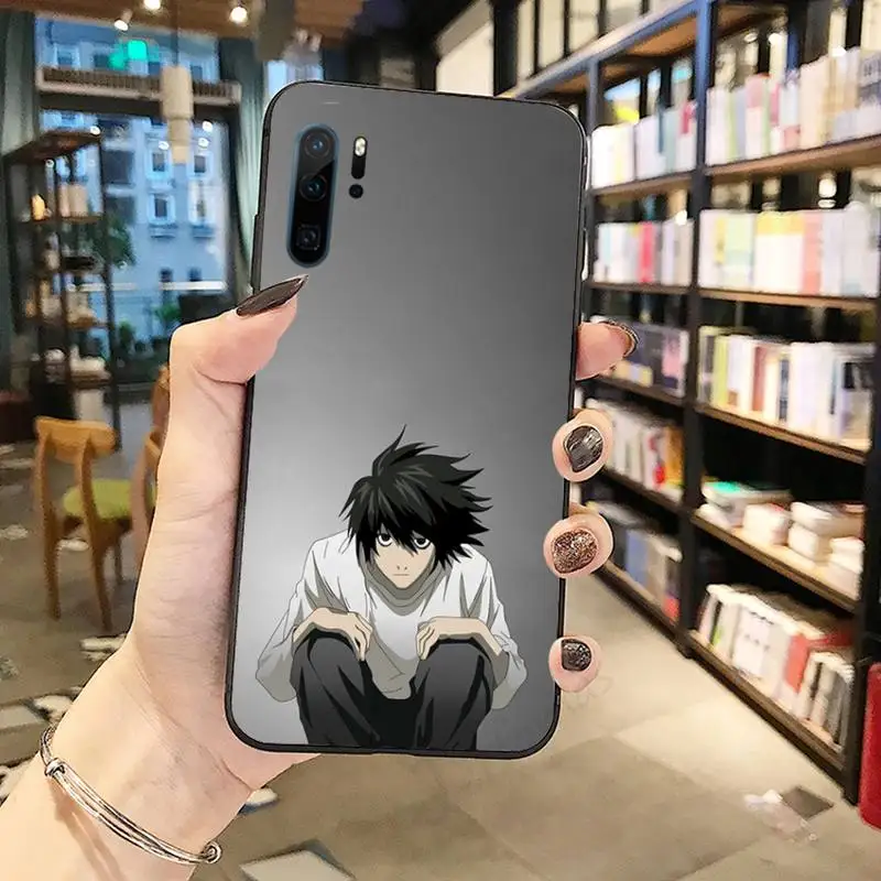 

Death Note anime manga LLawliet Phone Case Funda For Huawei P9 P10 P20 P30 Lite 2016 2017 2019 plus pro P smart funda coque
