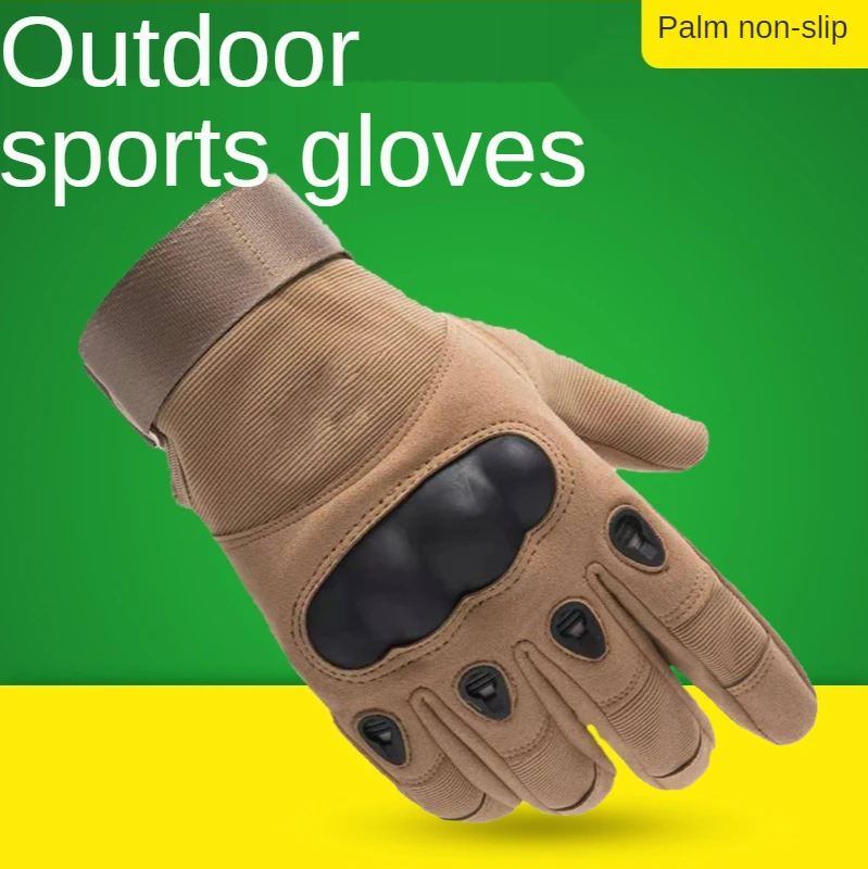 

The New Full Finger Tactical Gloves Outdoor Sports Motorcycle Cycling Sunshade Fitness Five Fingers Apart