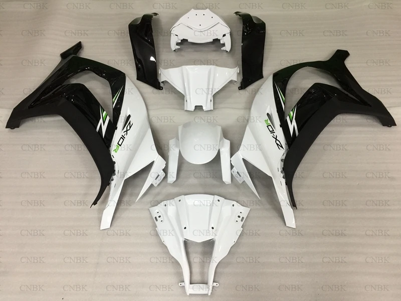 Кузов для Kawasaki ZX10r 2014 обтекатель 13 14 Обтекатели 2011 2015 белый черный|Полные