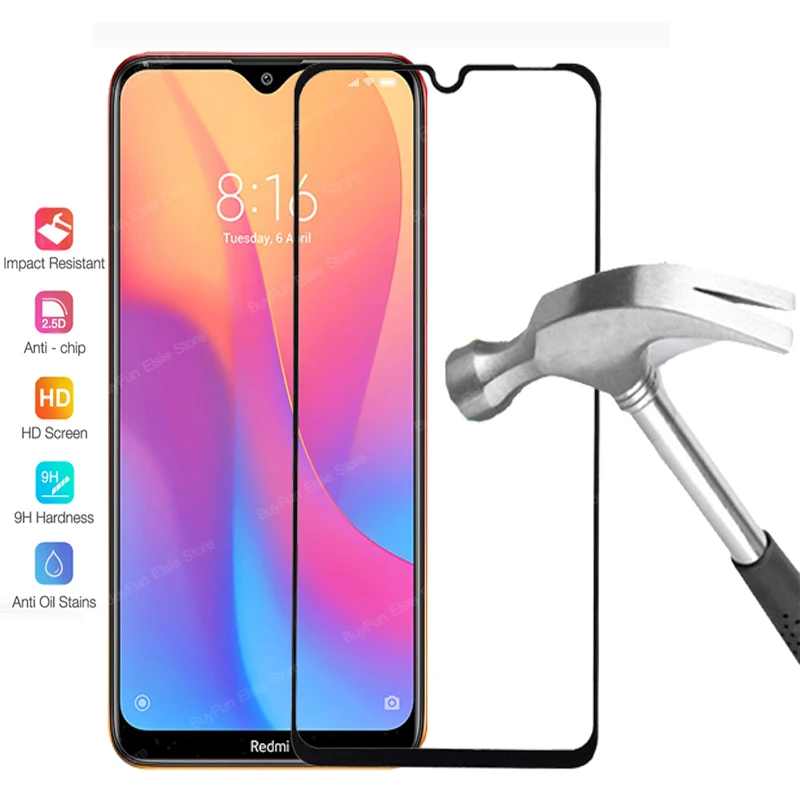 9H закаленное стекло для Xiaomi Redmi 8a pro 9c 9a защита экрана Премиум двойное защитное