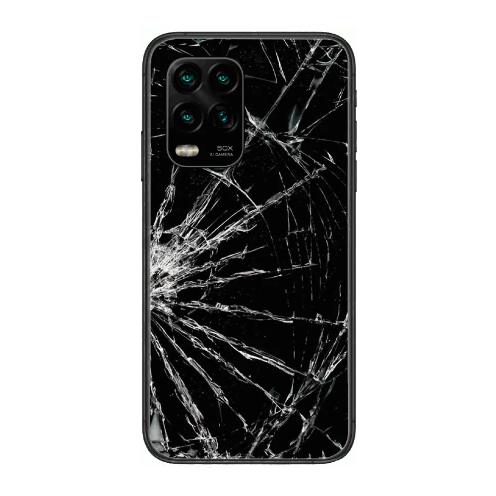

glass Phone Case For xiaomi Redmi Note 9S 8 7 6 5 A Pro T Anime Black Cover Silicone Back Pretty senior