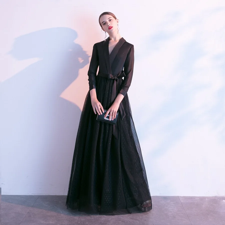 Осенне зимние женские платья с длинным рукавом 2019 элегантное красивое свадебное