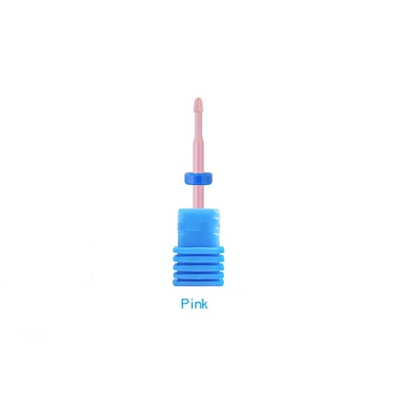 TC-152 Pink Керамический, твердосплавный фрезы для Электрический маникюр ногтей напильники для ногтей сверла для удаления кутикулы Педикюр сверлильный станок - Цвет: TC-152 Pink