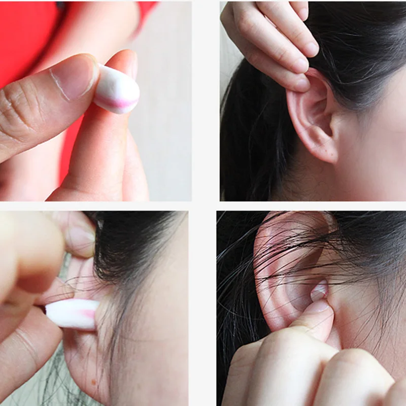 Пенопластовые противошумовые затычки для ушей звукоизоляционные спальные