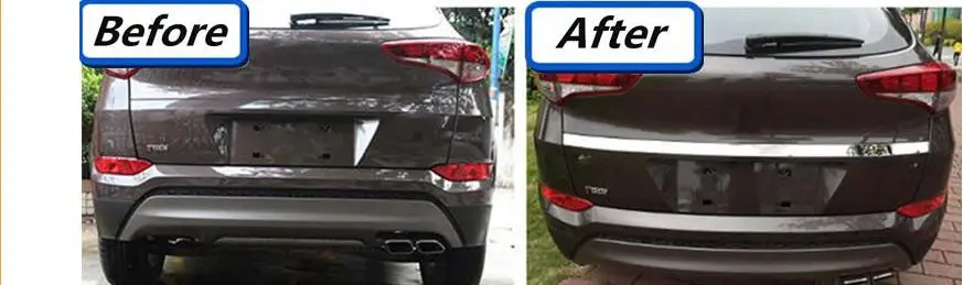 Для hyundai Tucson 2015 2016 2017 полное покрытие Передняя дверная ручка багажника задняя