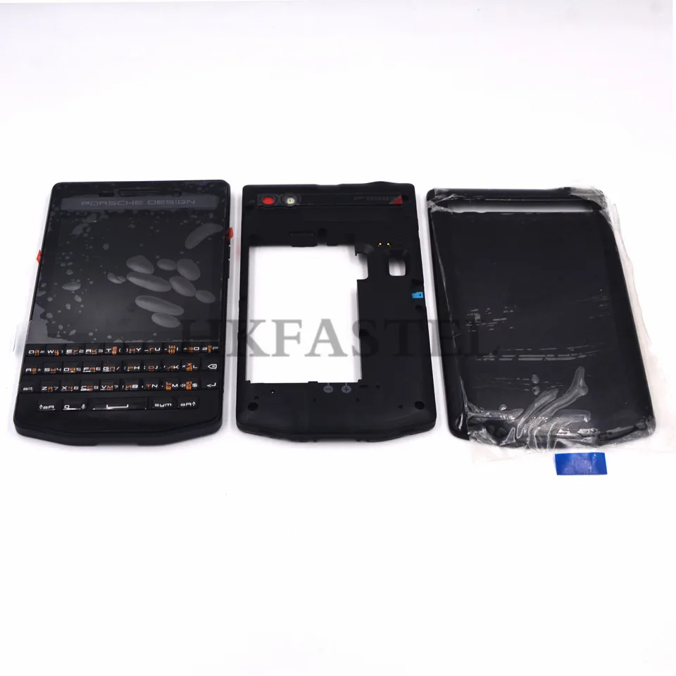 Для BlackBerry Porsche Design P'9983 P9983 9983 полный корпус для мобильного телефона рамка задняя крышка клавиатура с ЖК-дисплеем