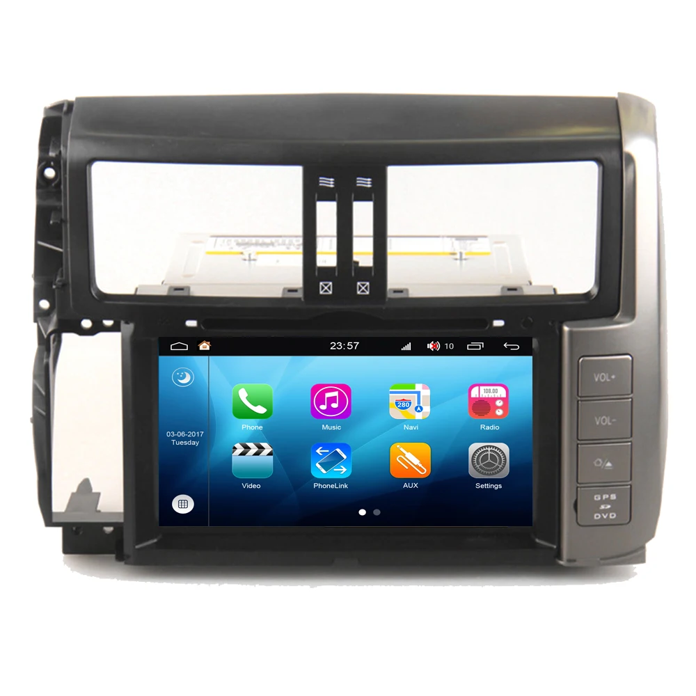 Автомагнитола RDS для Toyota Prado 150 TX TXL Android 8 0 DVD GPS навигация зеркальная связь