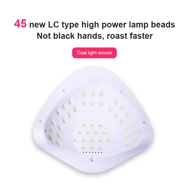 

SUN 19 Plus UV LED Lamp 120W Nail Dryer Machine Quick Dry Nail Lamp 10s/30s / 60s / 99s Timer Auto Sensor Manicure Tools TSLM1
