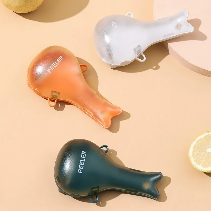 

New Style Peeling Knife Fruit Peeling Knife Multi-function Belt Box Peeling Artifact Storage Storage Type Peeler