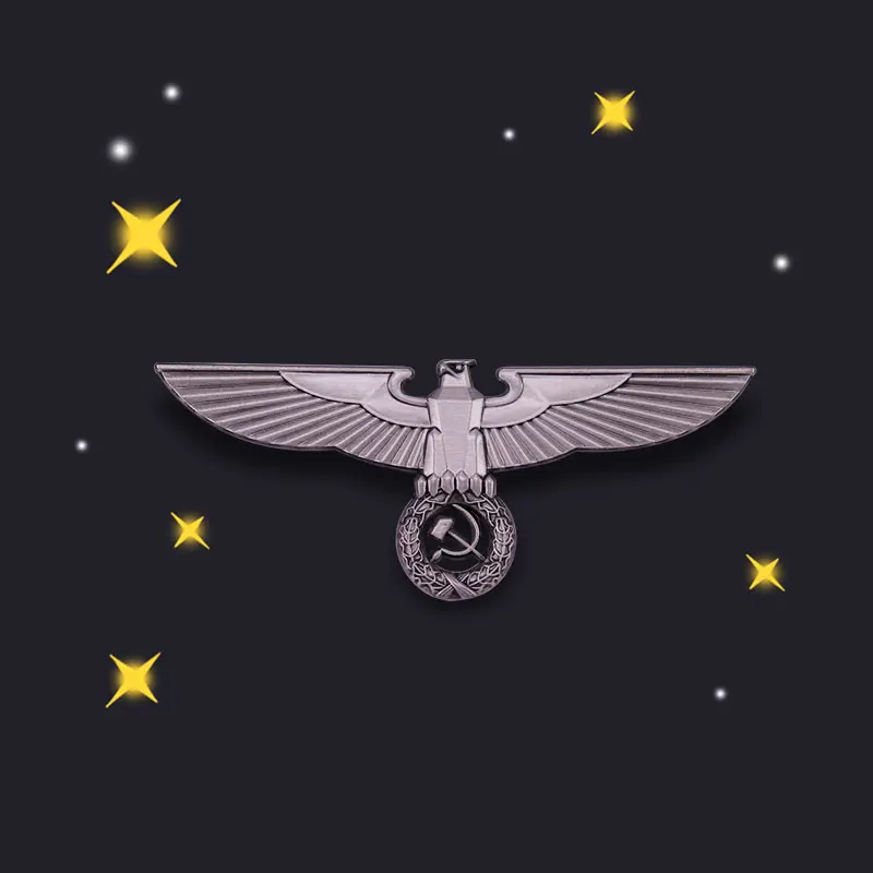 Брошь с орлом СССР социализм коммунизм значок Советский Союз победа медаль |