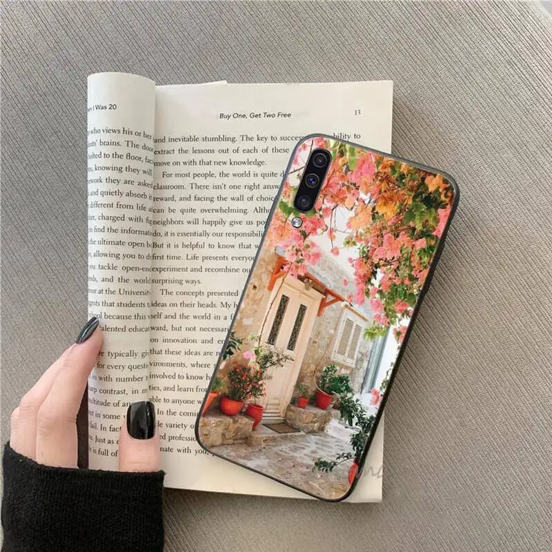 

travel italy France London Flower World Phone Case For Samsung galaxy S 7 8 9 10 20 edge A 6 10 20 30 50 51 70 note 10 plus