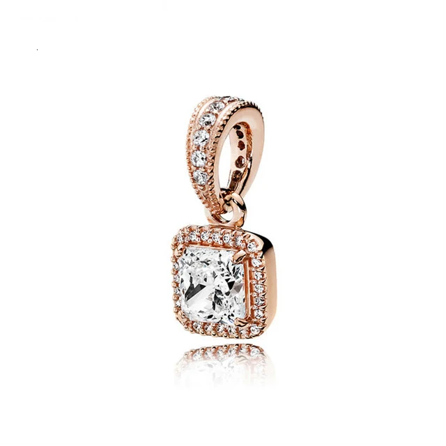 

100% Sterling Silver Rose Gold Elegant Timeless Classic Glamour Fits fashion Bracelet fashion Jewellery