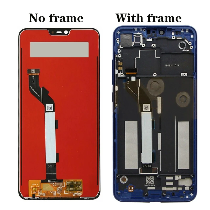ЖК-дисплей для Xiaomi Mi 8 Lite с сенсорным экраном дигитайзер стекло комбинированная
