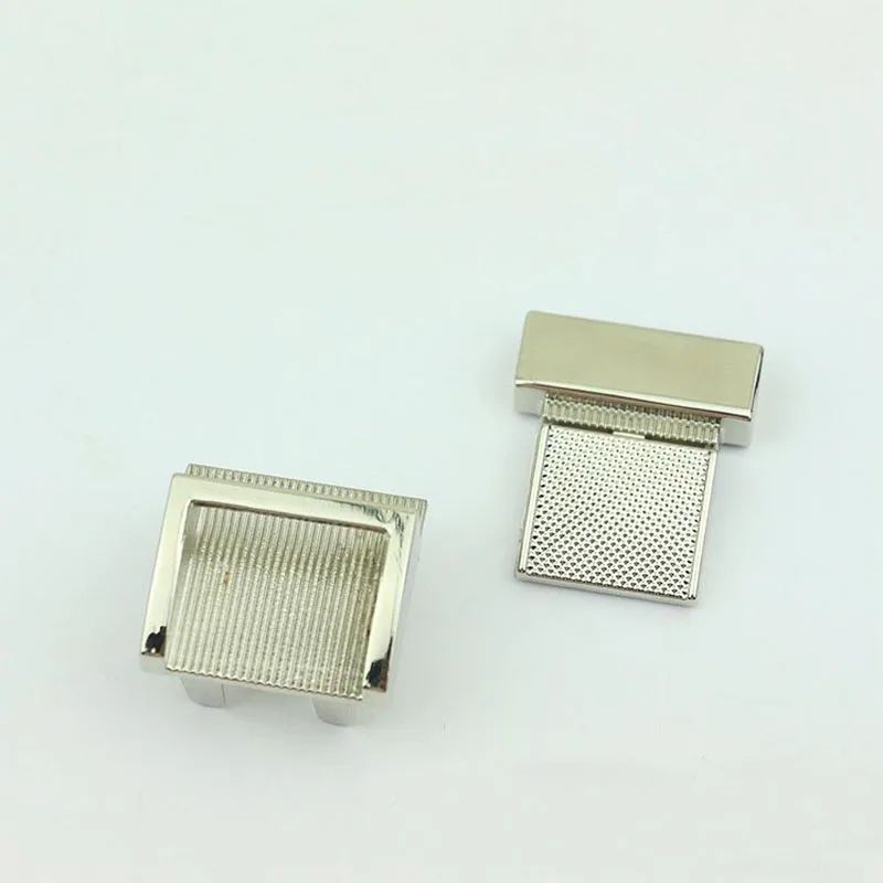 20Pcs 39x35mm Rectangle Handbags Turn Lock Hardware Accessories Metal Twist Lock Buckle Switch Lock Latch Padlock for Bag Lock