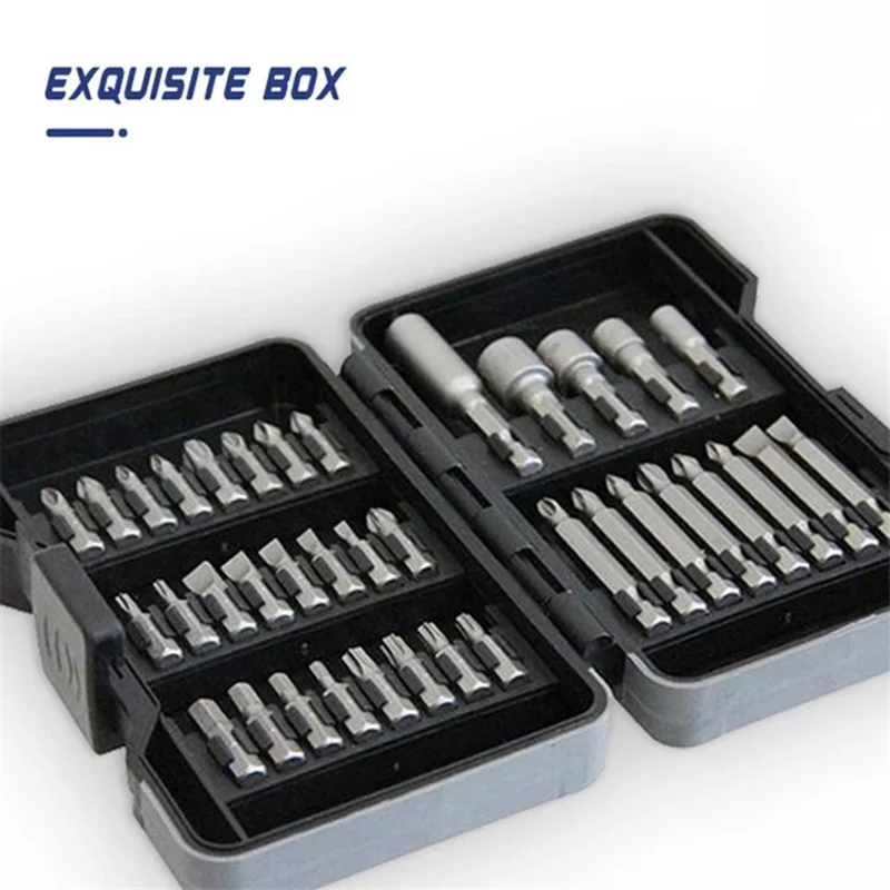 Набор отверток комплект из 37 насадок для электродрели с шестигранными насадками