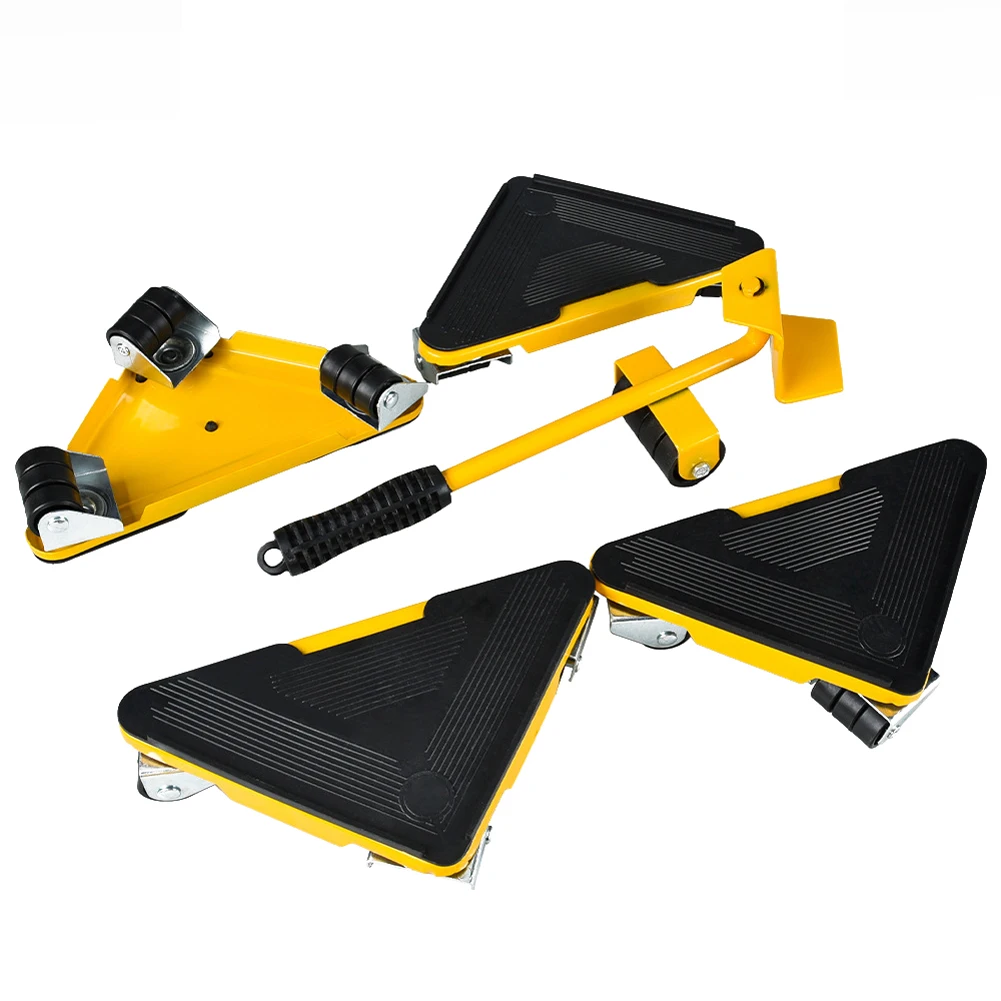 

5PCS 800kg Load Capacity Furniture Mover 360° Maneuverability Bed Furniture Moving Dolly Easy Energy Saving Moving Tool Set